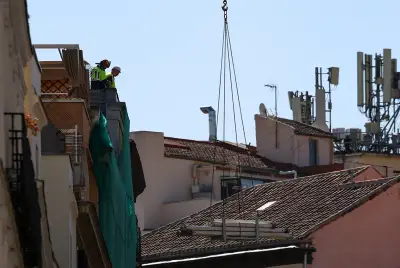 Four dead as six-story building collapses in Madrid
