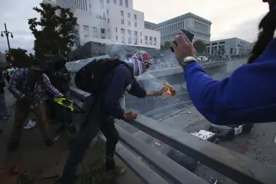 Los Angeles on Edge as Protesters Promise Fourth Night of Unrest Despite Growing Presence of Federally Mandated Military Personnel
