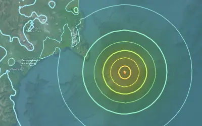Tsunami warning issued after two large quakes rock Russia’s Pacific coast