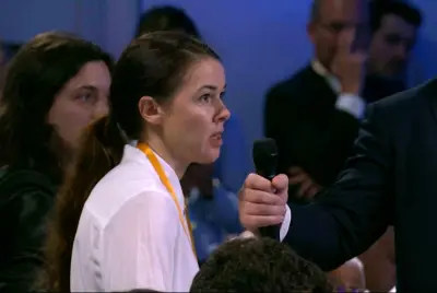 Trump shares heartwarming exchange with Ukrainian journalist whose husband is a soldier: ‘I wish you a lot of luck’
