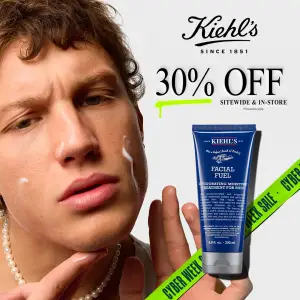 Kiehl’s ad ruthlessly mocked over ‘suggestive’ white lotion smeared on model’s face