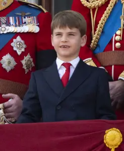 Prince Louis charms crowd from the balcony at Trooping the Colour