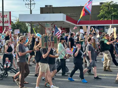 Letters: Donald Trump’s rash war demands we protest
