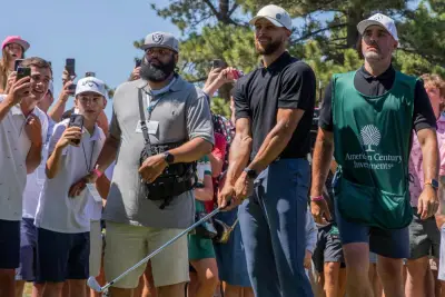 Ex-San Jose Shark Joe Pavelski tied for lead in American Century celebrity golf tournament