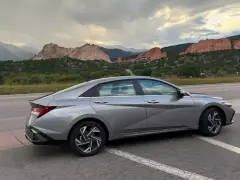 Little Hyundai hybrid plenty big as Colorado mountain winter teases
