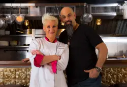 Anne Burrell reflected on settling down with her husband after ‘living the rock star chef life’ before her death