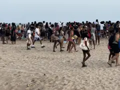 Brawling NYC teens arrested after a wild scene at Coney Island Beach: NYPD 