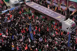Iranian crowds chant ‘Death to America, Israel’ during funeral for top commanders, scientists killed in Israeli strikes