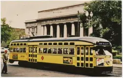 Were Twin Cities business districts designed around streetcars?
