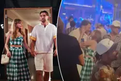 Taylor Swift caresses Travis Kelce during intimate ‘Shake It Off’ slow dance
