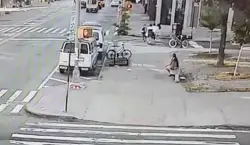 Horrifying video shows moment stolen car fatally plows into NYC woman sitting on a bench in crash that left 2 dead
