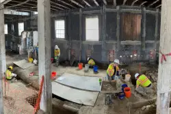 Archaeologists unearth foundation of 1760s schoolhouse for black children near famed college